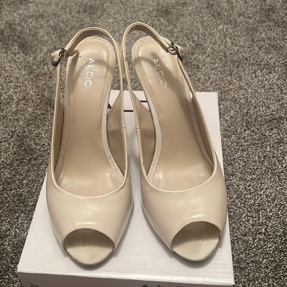 Aldo Ragonese Open Toe Heels